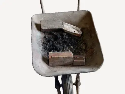 Wheelbarrow 3D print model