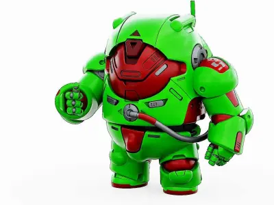 AMONG US CHARACTER-F  Rigged for Unreal Engine - Unity - MIXAMO 3D model