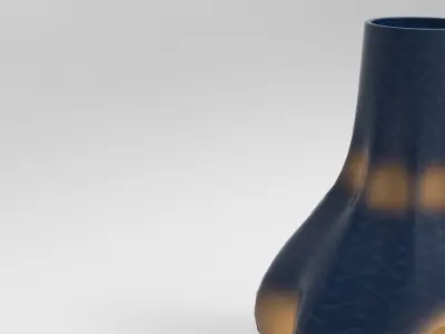 Lua Vase Low-poly 3D model