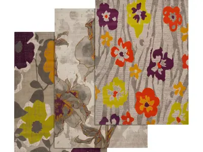 Rug Set 396 3D model
