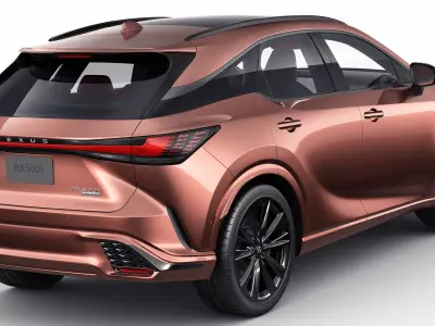 Lexus RX500 F-sport 2023 3D model