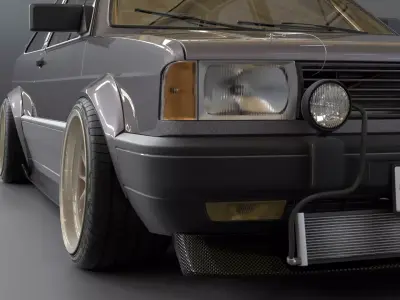 Volkswagen Gol GTI 3D model