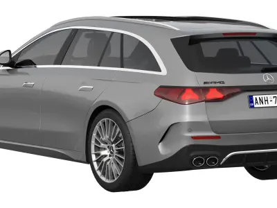 Mercedes-Benz E53 AMG Hybrid Estate 2024 3D model