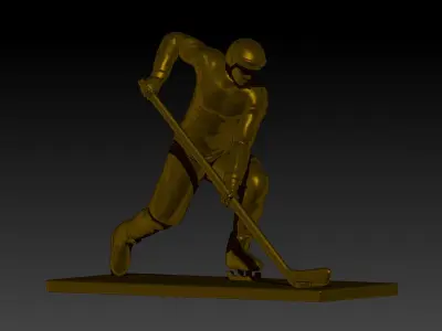 Figure skater 3D print model