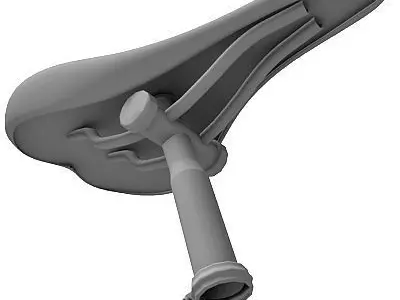 3D Bike Seat  3D model