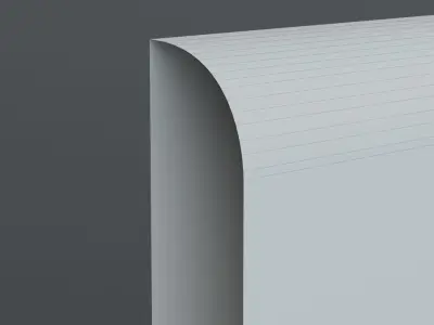 Bullnose Baseboard Free low-poly 3D model