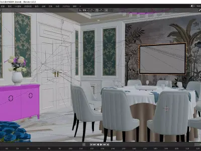 Restaurant 3D model