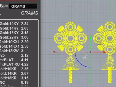 Premium Art Deco Diamond Pearl Earring 3D print model