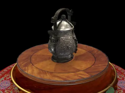 Chinese wine vessel  3D model