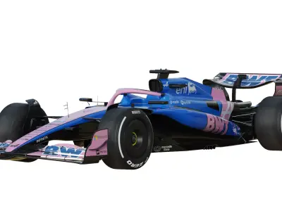 F1 Alpine A525 2025 3D model