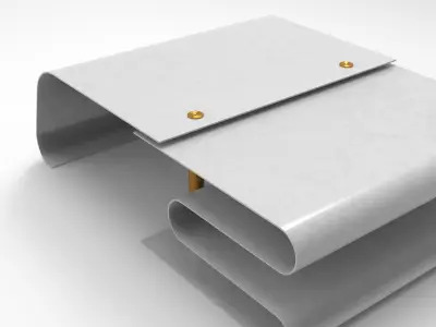 Hatty Side Table Low-poly 3D model