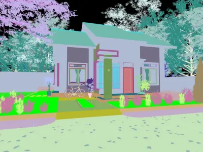 3D HOME GROWING 3D model