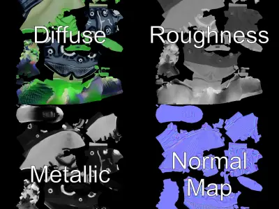 Dynamic Soccer Cleat Model Pack Low-poly 3D model