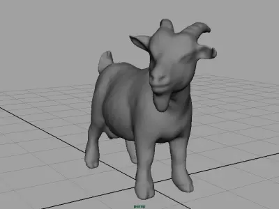 REALISTIC GOAT 3D model
