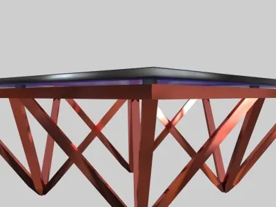 Glass Table 05 3D model
