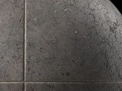 Tile Materials 31- Concrete Tiling By Gravel Sbsar Pbr Seamless Texture