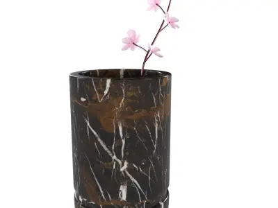 Sakura Marble Decor 3D model