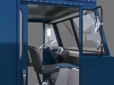 Step Van 3D model 3D model