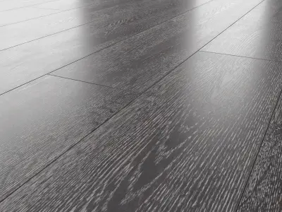 Wood floor Oak Cosmo Brushed 3D model