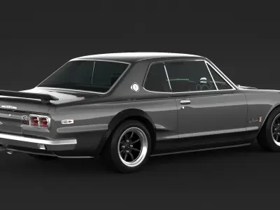Nissan skyline 2000gtr 3D print model