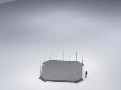 Layher Structure Pavilion 6 3D model