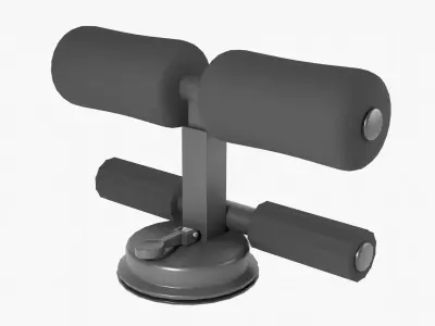 Sit Up Bar  Low-poly 3D model