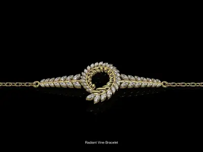 Radiant Vine Collection 3D Model Pack