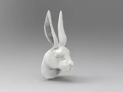 Rabbit head 3D model purchase