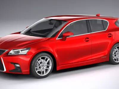 Lexus CT 200h regular 2020 3D model
