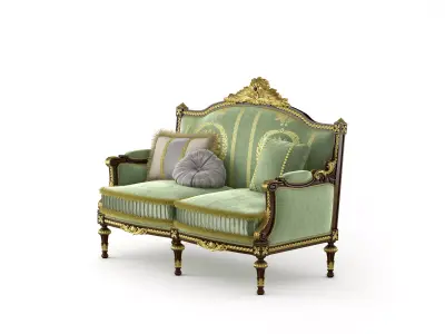 Emerald loveseat by Modenese 3D model
