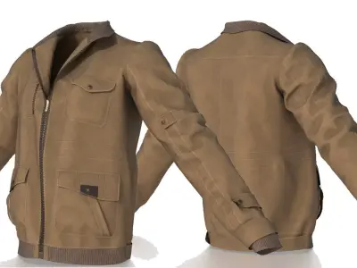 JAKET BOMBER 3D model