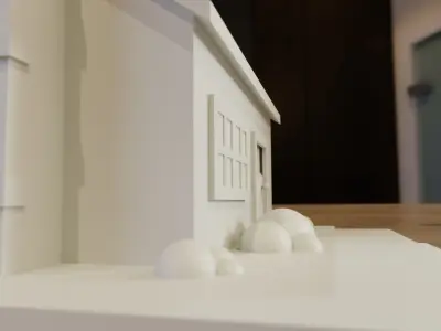 3D Printable House Model 3D print model