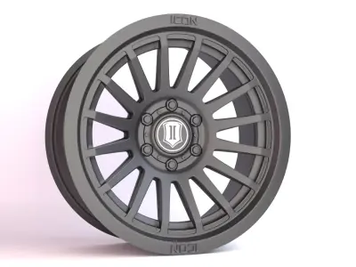 Icon Alloy Recon Wheels Low-poly 3D model