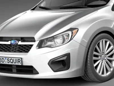 Subaru Impreza Sedan 2013 3D model