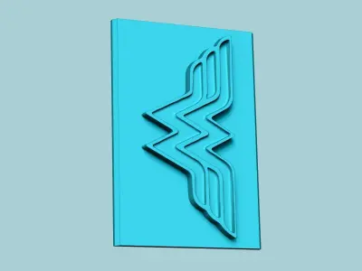 Stamp 75 - Wonder Woman - Fondant Decoration Maker Toy 3D print model