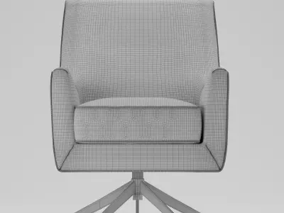 Gold Leg Swivel 3D model