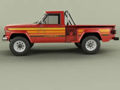 Jeep J10 Sportside  1981 3D model