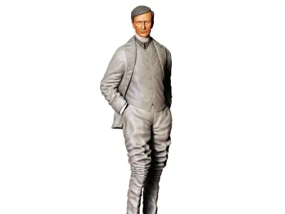 Ettore Bugatti automobile designer  3D print model