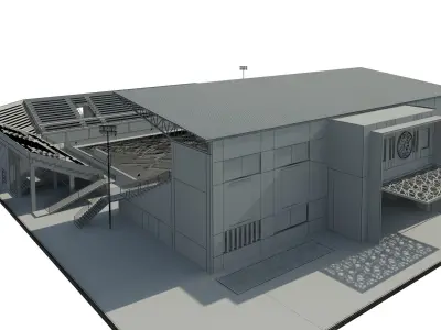 Beach Soccer Stadium 3D model