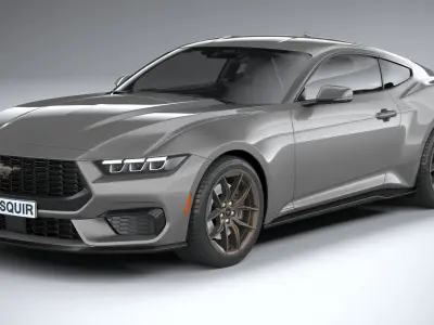 Mustang 2024 3D model