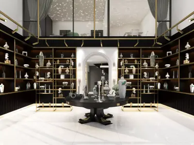 accessories gallery 3D model