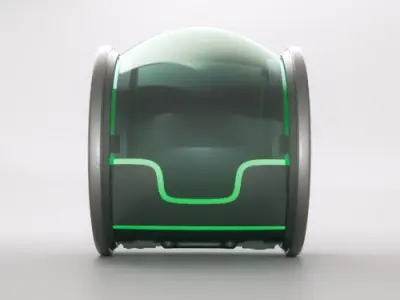 Uber Electric Taxy Concept Car Vray realistic 3d model 3D model