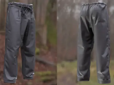 Pants 265 - All MH Bodies - UE5 Skeletons - Rigged Low-poly 3D model