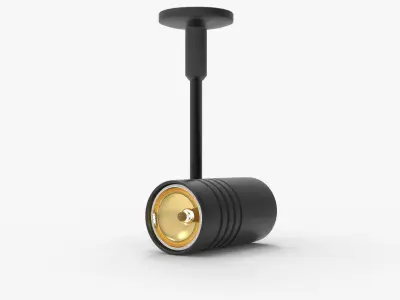 Hanging Lamp 08 Low-poly 3D model