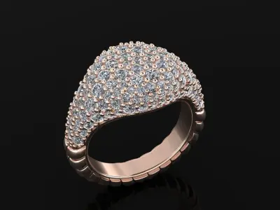 David Yurman Ring 3D print model buy