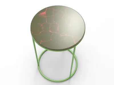 Nulk Side Table Low-poly 3D model
