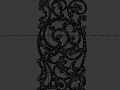 Classic decor ornament v-3D model 52 3D model
