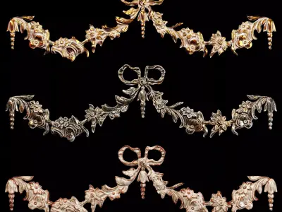 Classic carved 014 3D model