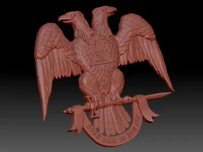 Eagle 3D print model 10