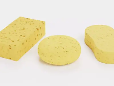 Sponge Collection - Household Cleaning Set 3D model